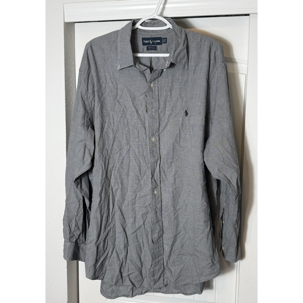 Polo Ralph Lauren Yarmouth Button Down Shirt Mens 17 1/2, 34/35
